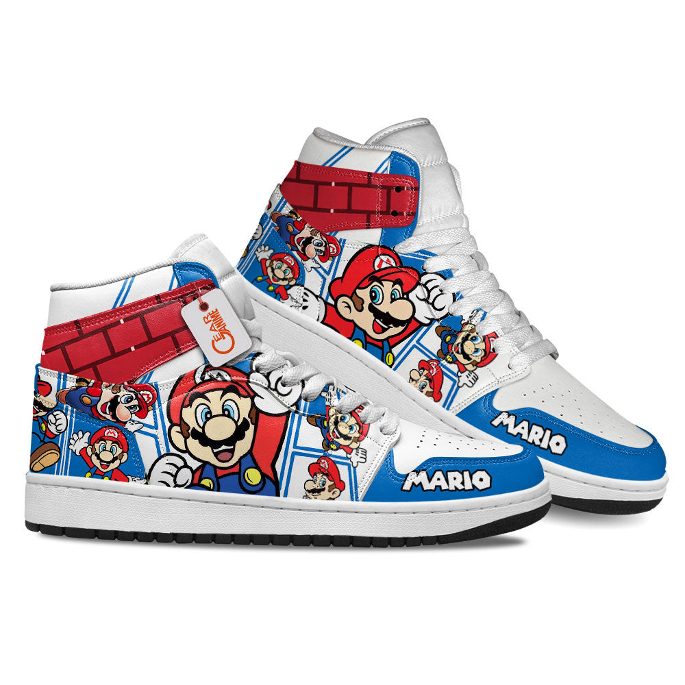 Super Mario High-Top Sneakers Custom
