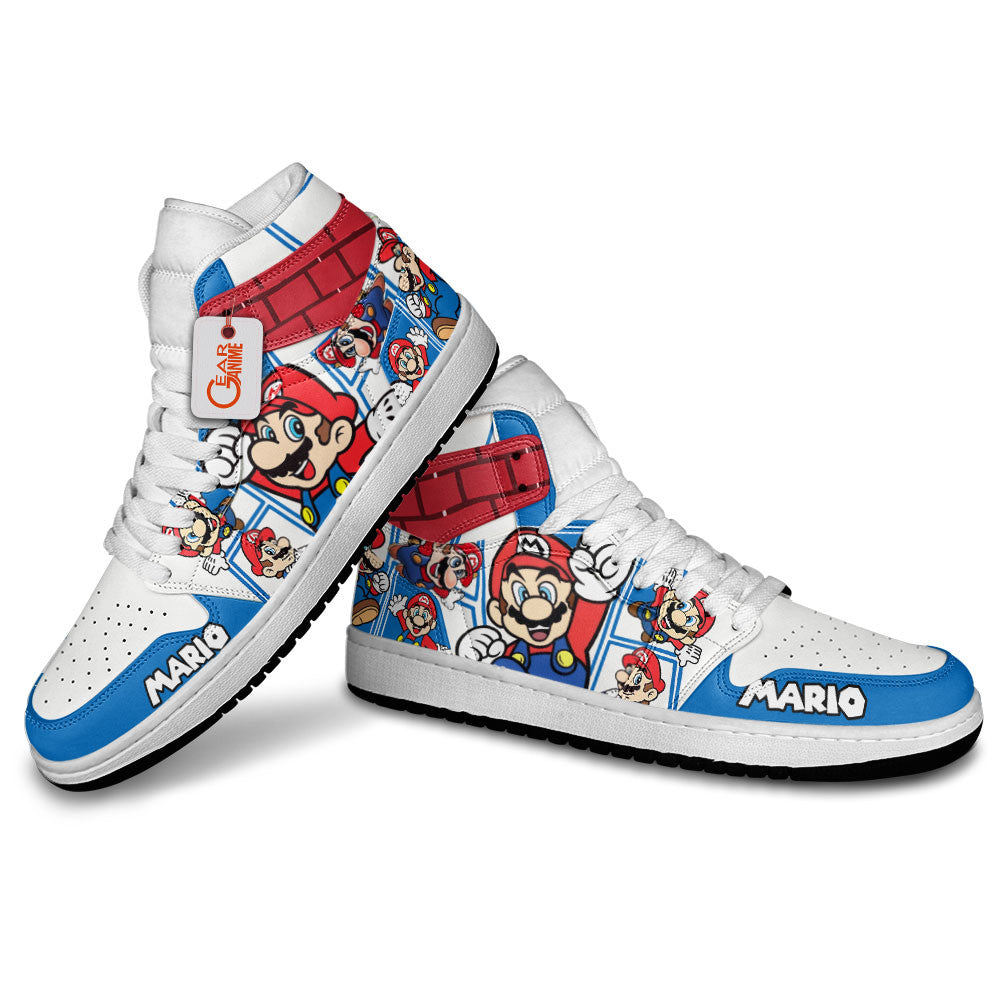 Super Mario High-Top Sneakers Custom