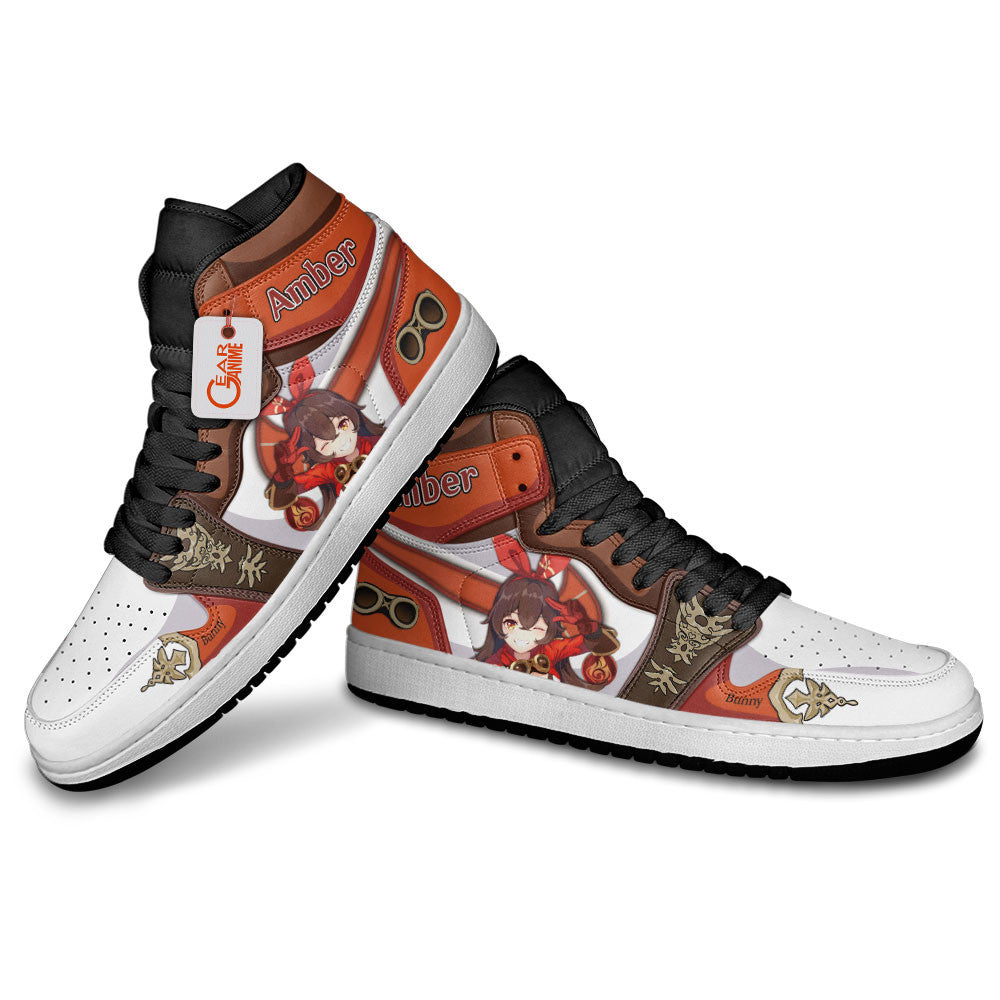 Amber High-Top Sneakers Custom Genshin Impact Custom Shoes