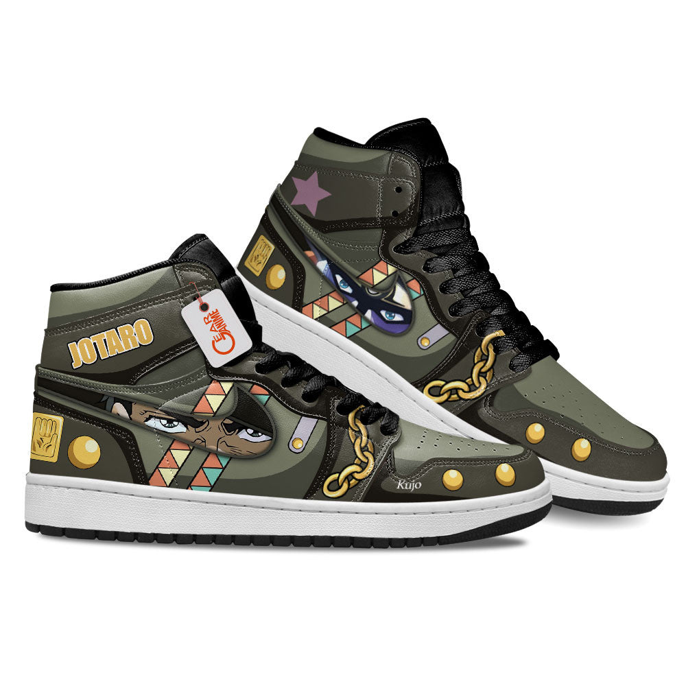 Jotaro Kujo High-Top Sneakers Star Platinum Custom Name