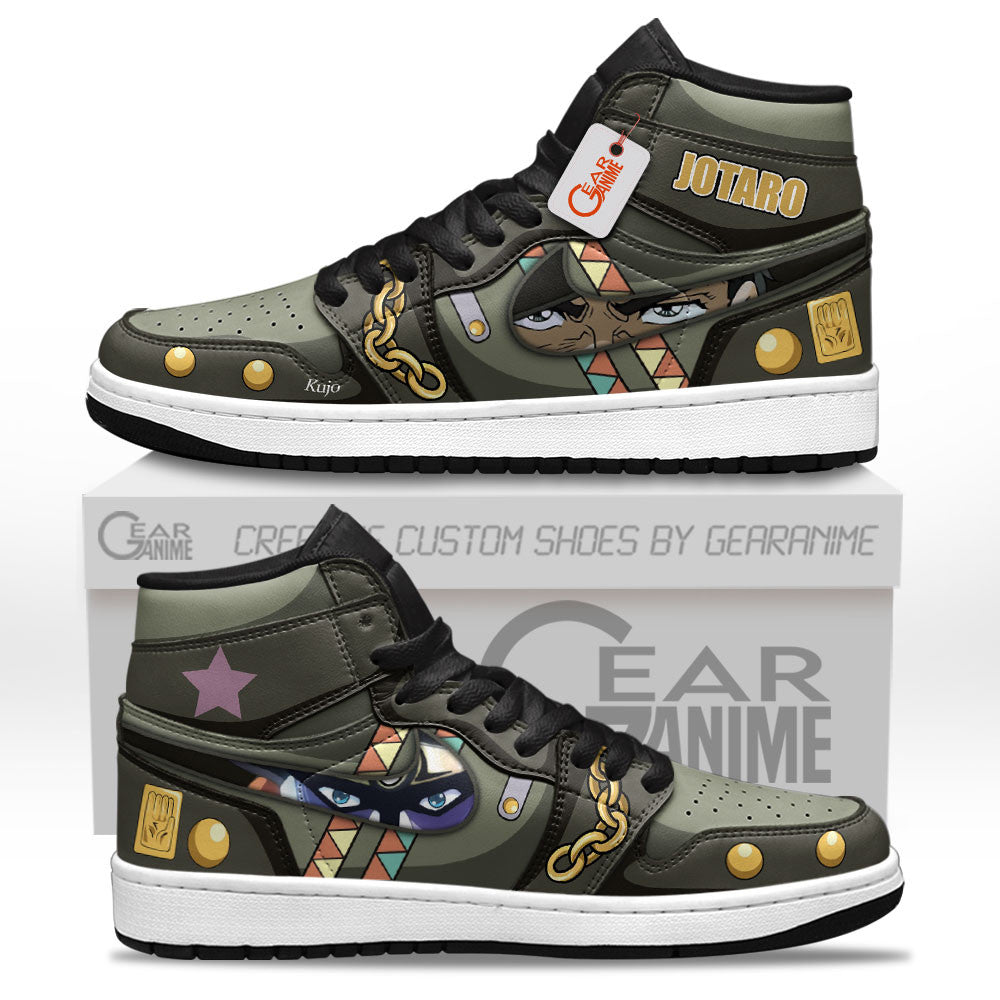 Jotaro Kujo High-Top Sneakers Star Platinum Custom Name