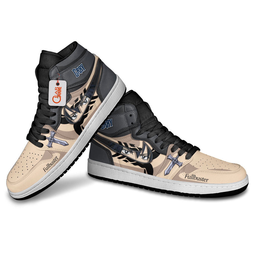 Gray Fullbuster Custom High-Top Sneakers - Personalized Name