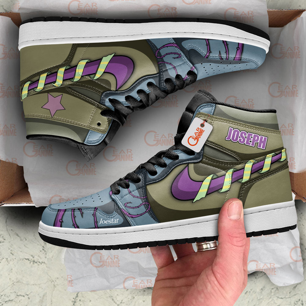 Joseph Joestar High-Top Sneakers Ripple