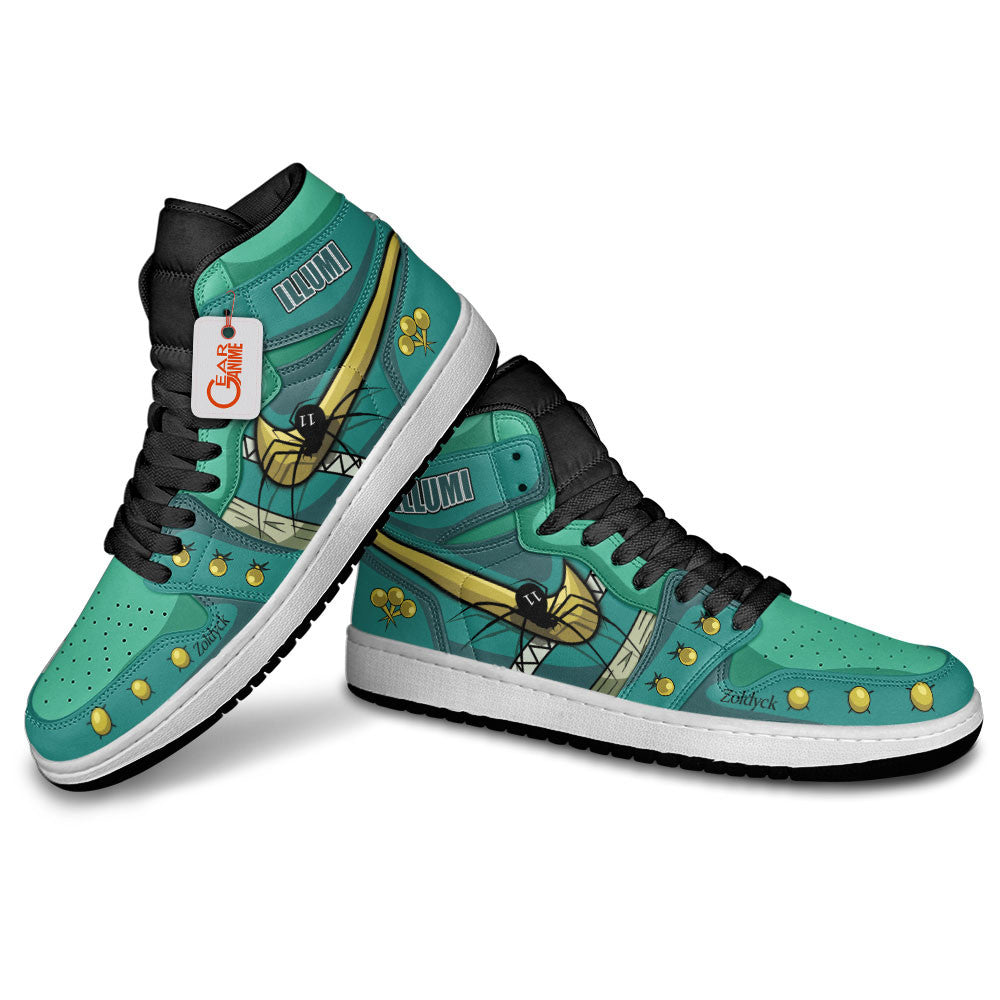 Illumi Zoldyck Custom High-Top Sneakers - Personalized Name