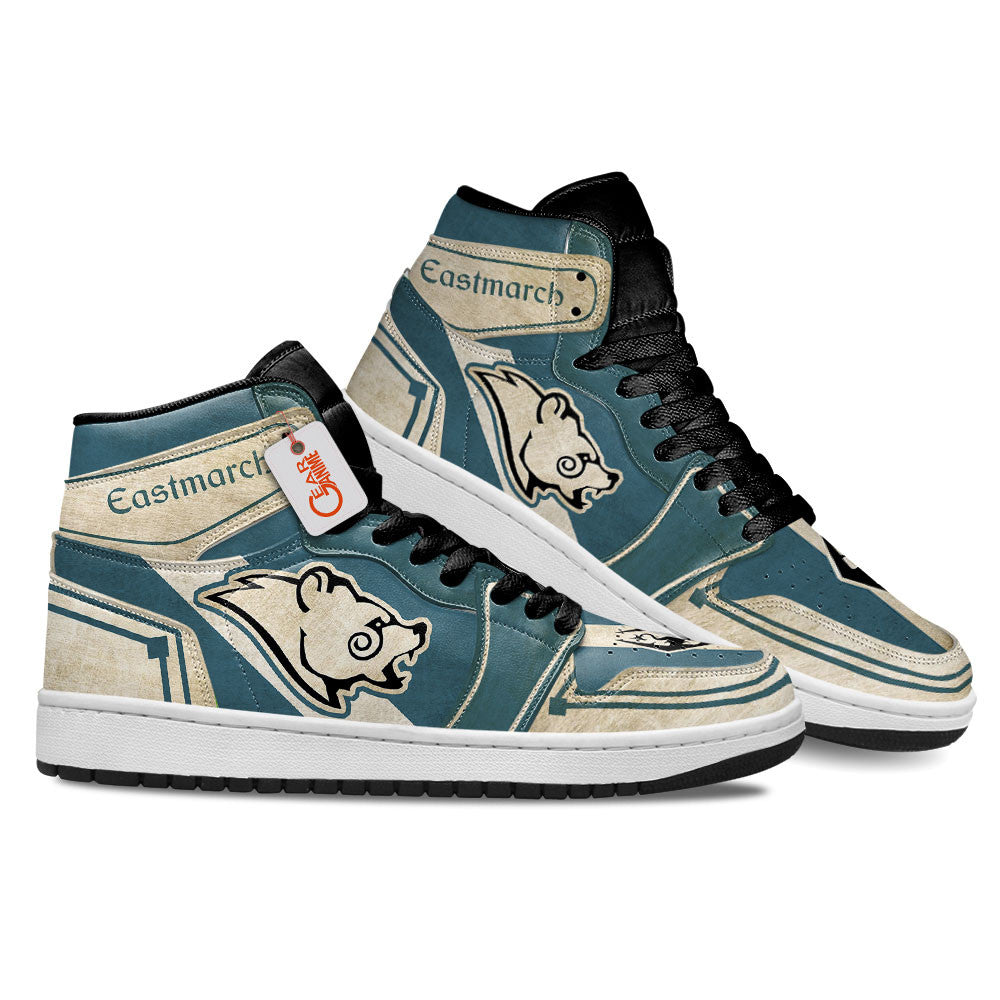 Eastmarch High-Top Sneakers Custom Elder Scrolls Custom Shoes