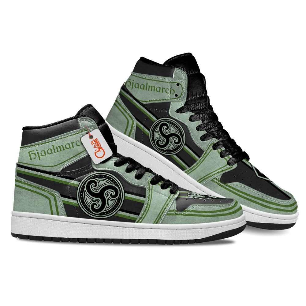 Hjaalmarch High-Top Sneakers Custom Elder Scrolls Custom Shoes