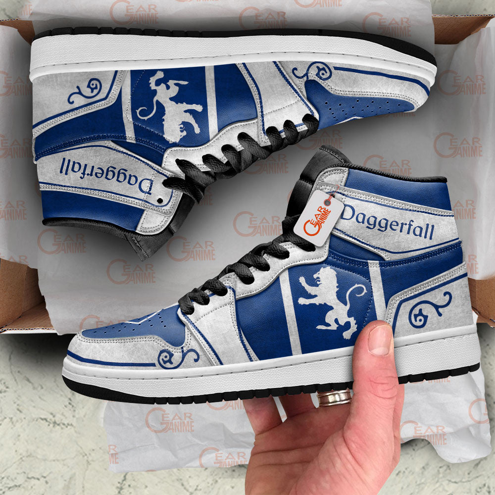 Daggerfall High-Top Sneakers Custom Elder Scrolls Custom Shoes