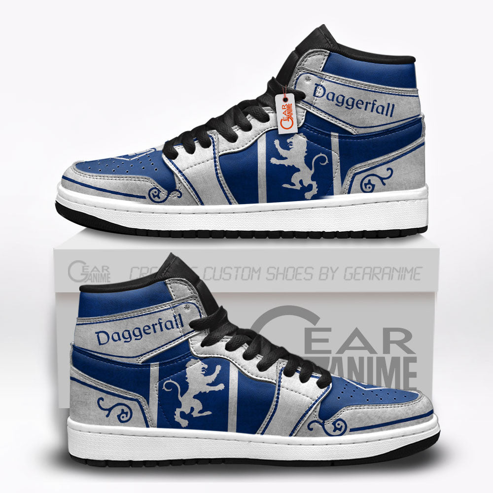 Daggerfall High-Top Sneakers Custom Elder Scrolls Custom Shoes