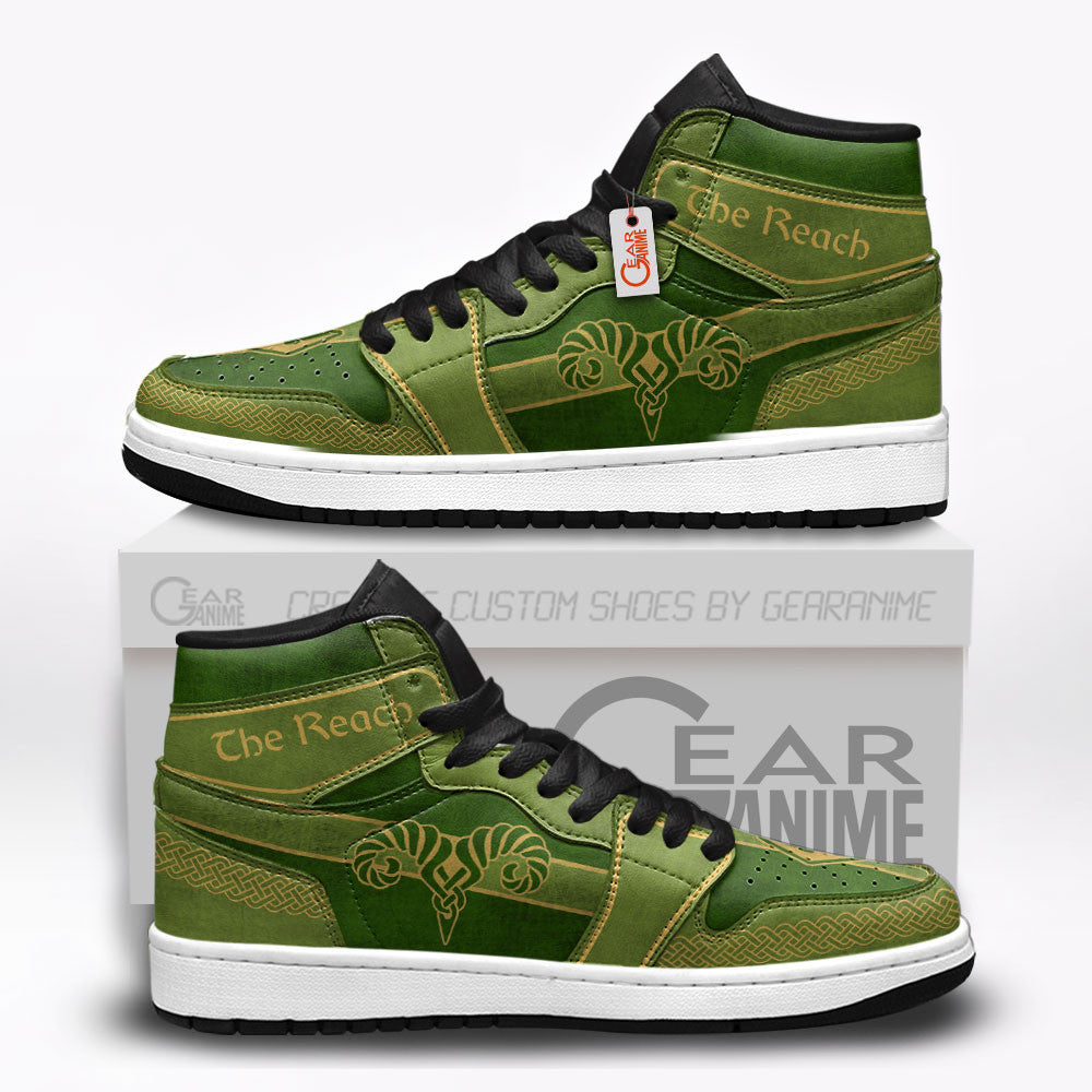 The Reach High-Top Sneakers Custom Elder Scrolls Custom Shoes
