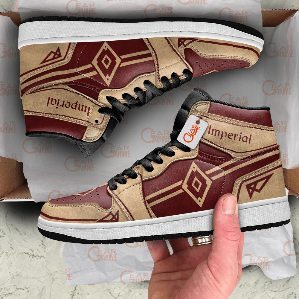 Imperial High-Top Sneakers Custom Elder Scrolls Custom Shoes