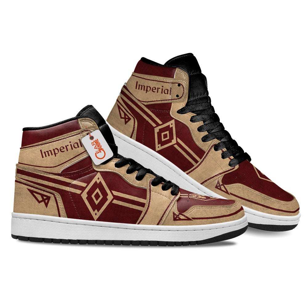 Imperial High-Top Sneakers Custom Elder Scrolls Custom Shoes
