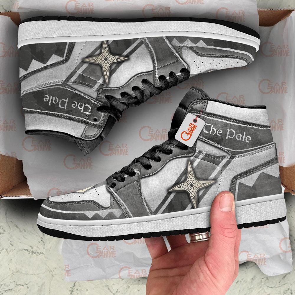 The Pale High-Top Sneakers Custom Elder Scrolls Custom Shoes