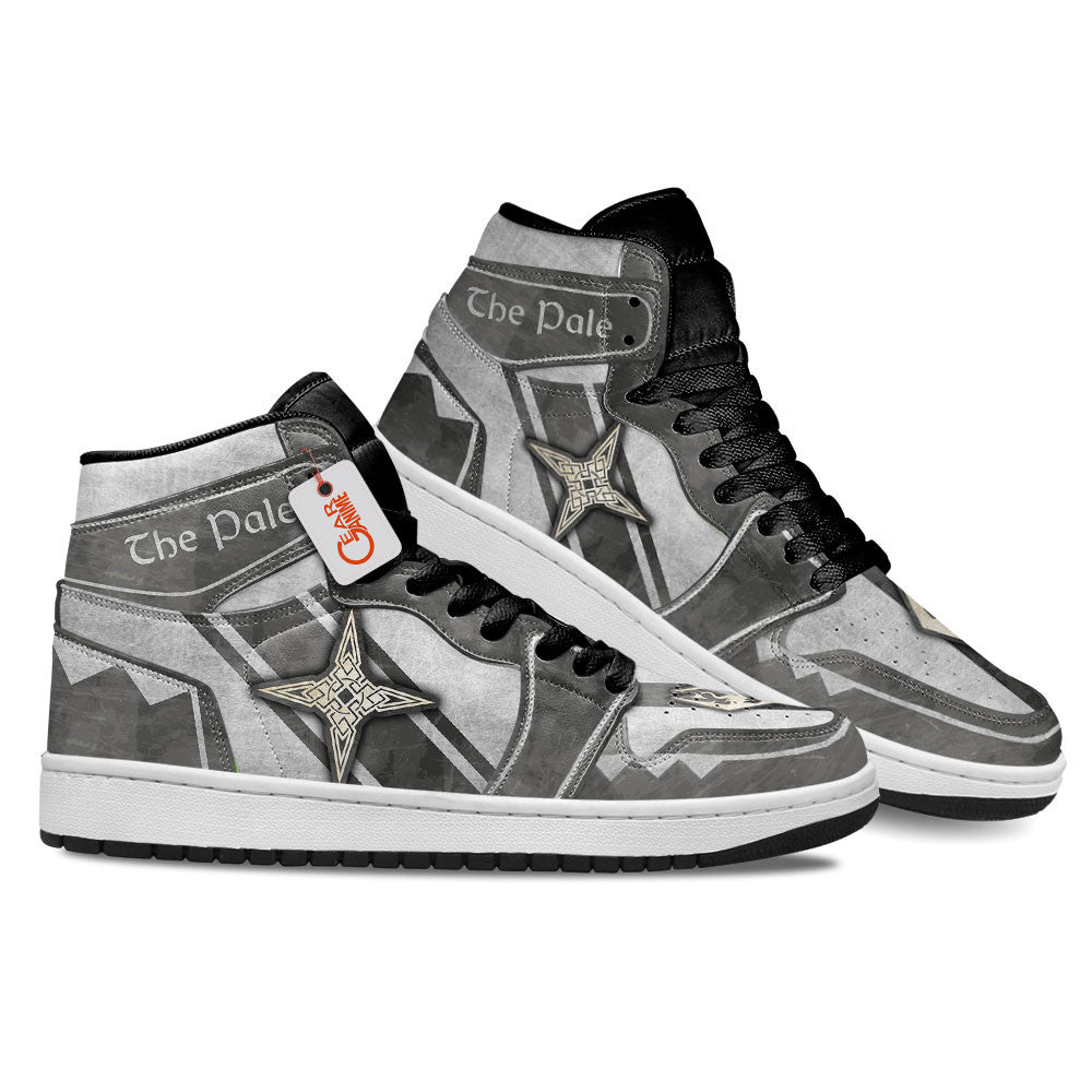 The Pale High-Top Sneakers Custom Elder Scrolls Custom Shoes