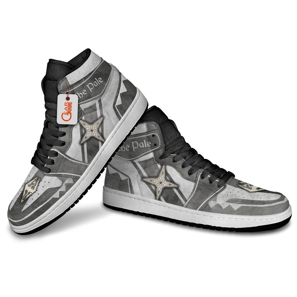 The Pale High-Top Sneakers Custom Elder Scrolls Custom Shoes