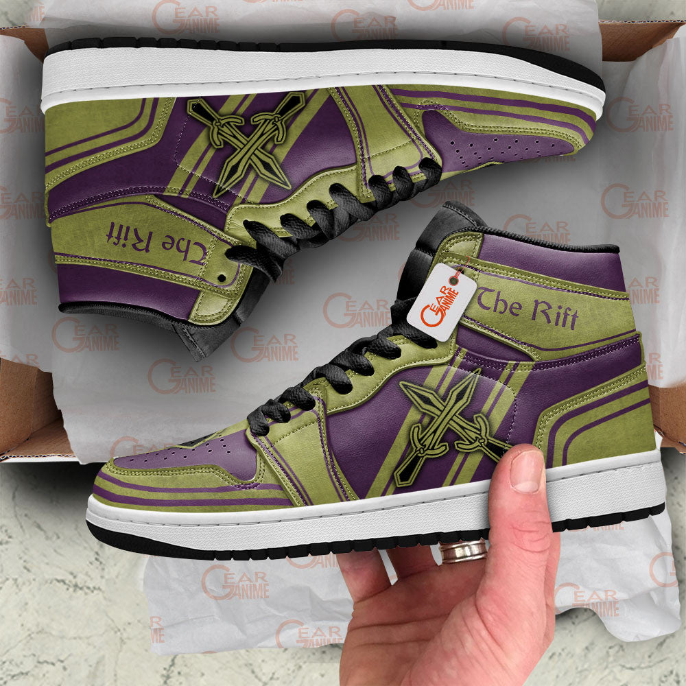 The Rift High-Top Sneakers Custom Elder Scrolls Custom Shoes