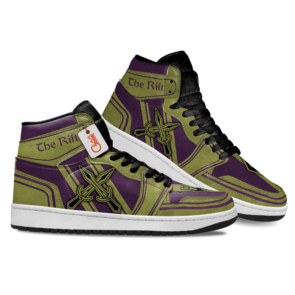 The Rift High-Top Sneakers Custom Elder Scrolls Custom Shoes