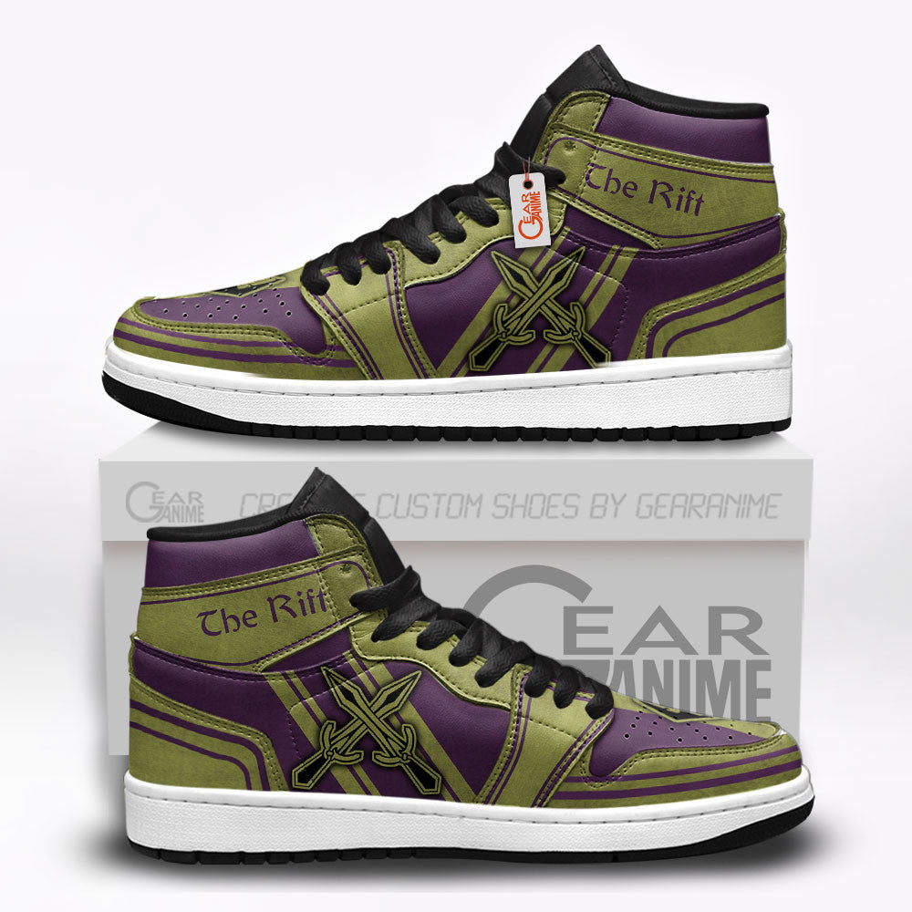 The Rift High-Top Sneakers Custom Elder Scrolls Custom Shoes
