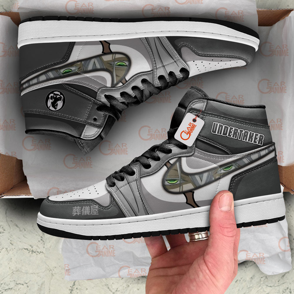 Undertaker Custom High-Top Sneakers Black Butler