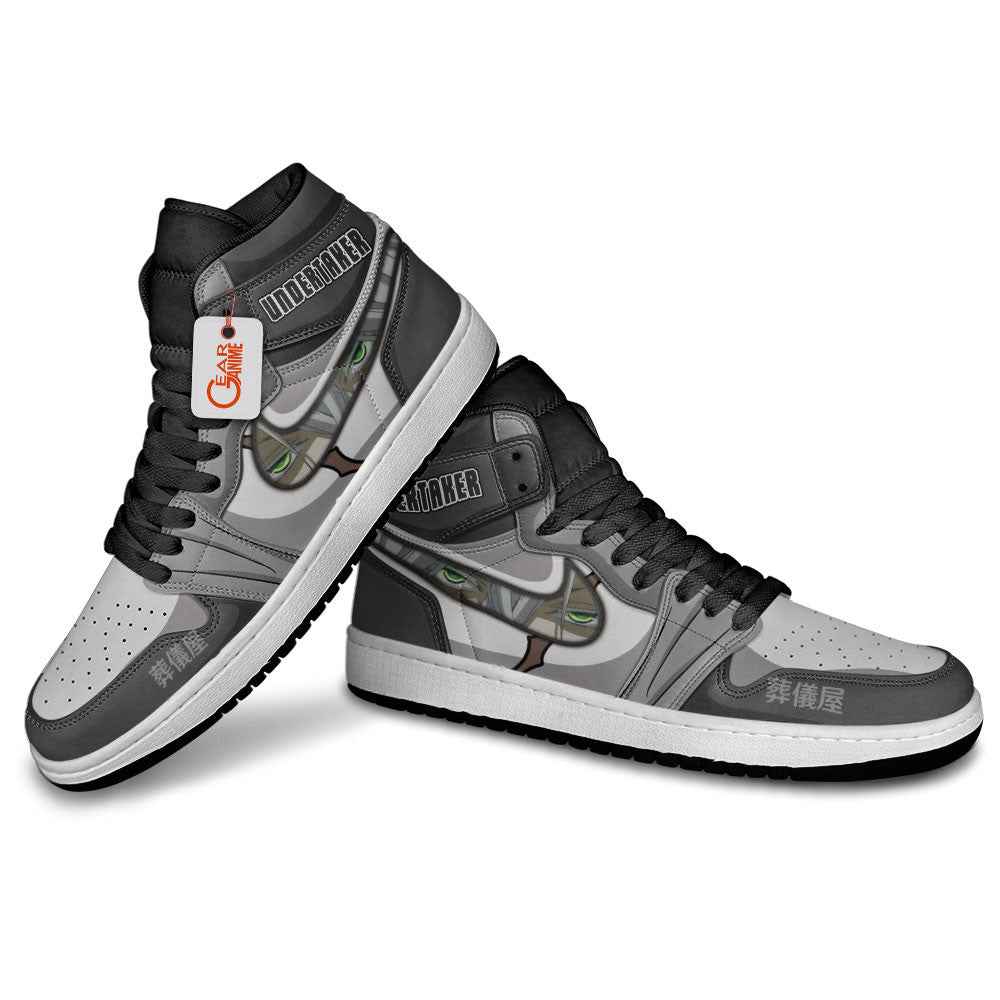 Undertaker Custom High-Top Sneakers Black Butler