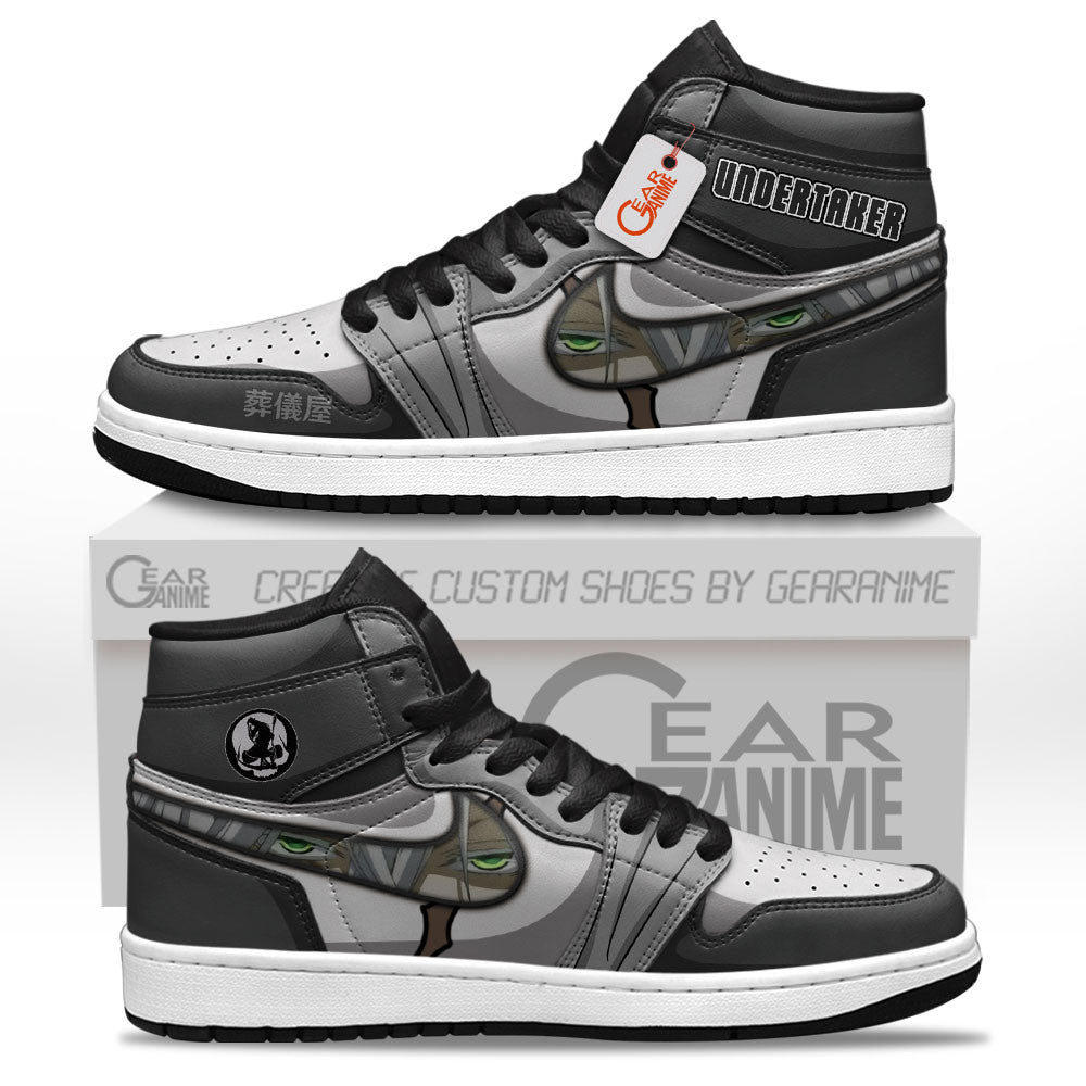 Undertaker Custom High-Top Sneakers Black Butler