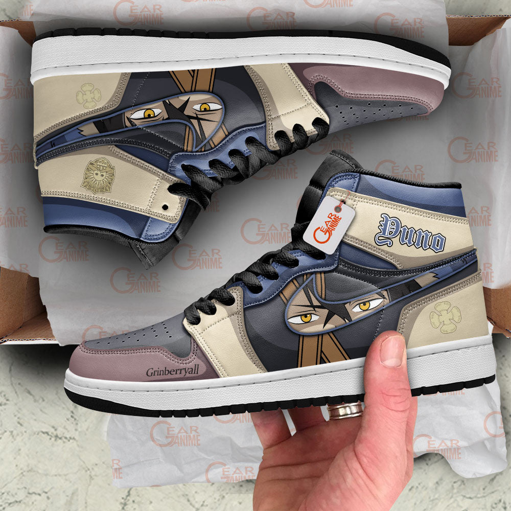 Yuno Grinberryall Custom High-Top Sneakers - Personalized Name