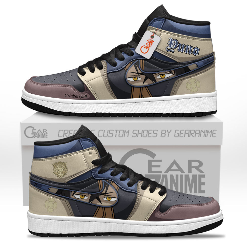 Yuno Grinberryall Custom High-Top Sneakers - Personalized Name