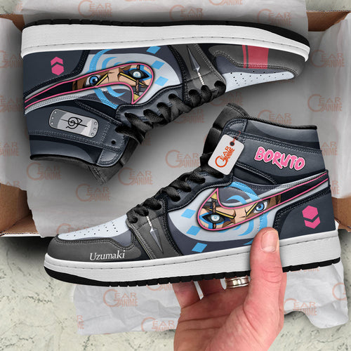 BRT Uzumaki Custom High-Top Sneakers - Personalized Name