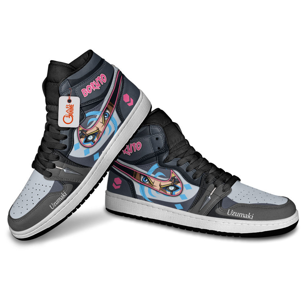 BRT Uzumaki Custom High-Top Sneakers - Personalized Name