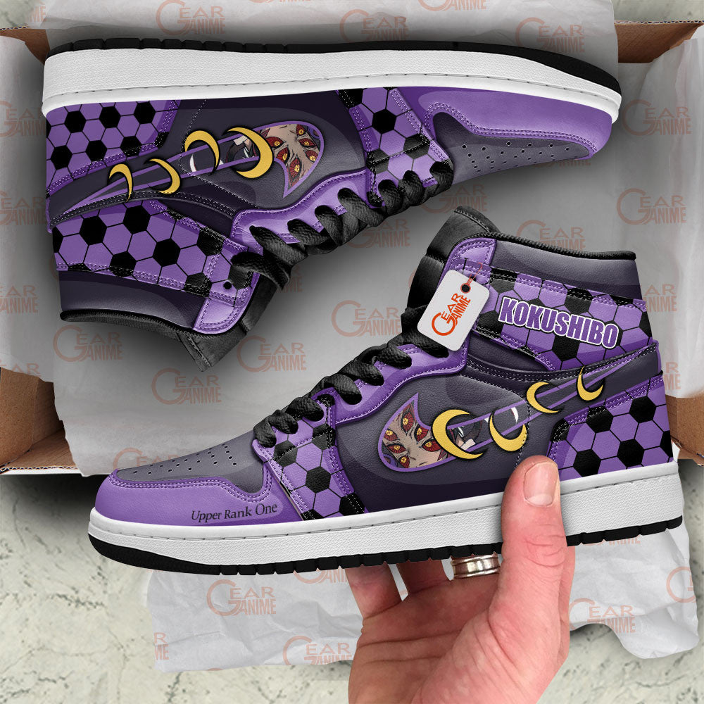 Kokushibo Custom High-Top Sneakers - Personalized Name