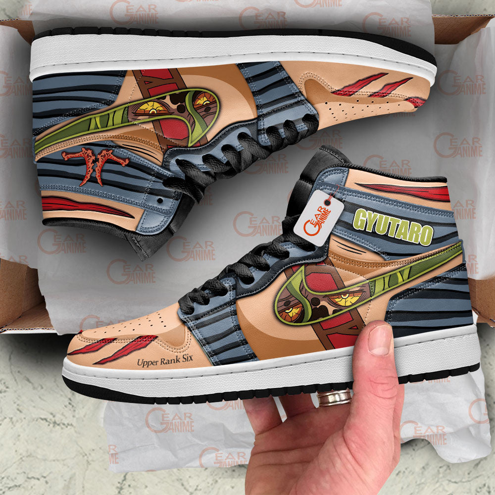 Gyutaro Custom High-Top Sneakers - Personalized Name