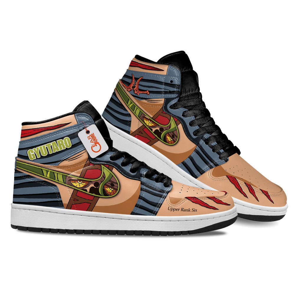 Gyutaro Custom High-Top Sneakers - Personalized Name