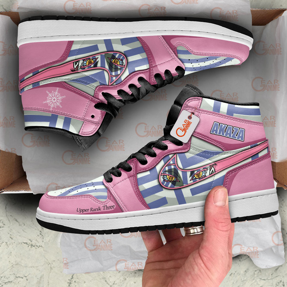 Akaza High-Top Sneakers Upper Rank Three Custom Name