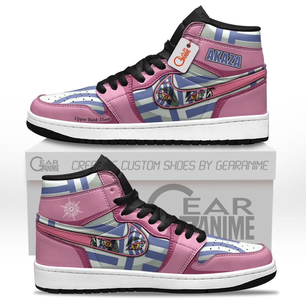 Akaza High-Top Sneakers Upper Rank Three Custom Name