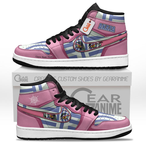 Akaza High-Top Sneakers Upper Rank Three Custom Name