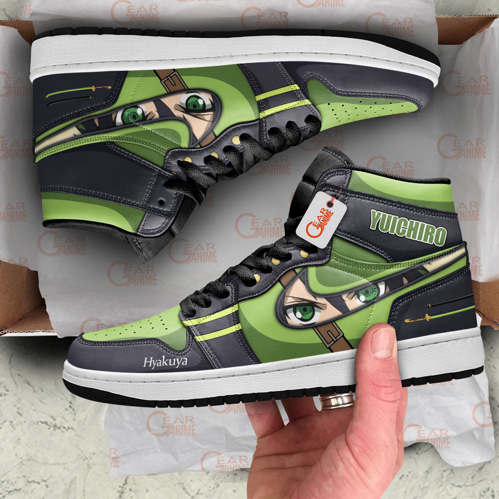 Yuichiro Hyakuya Custom High-Top Sneakers Seraph Of The End