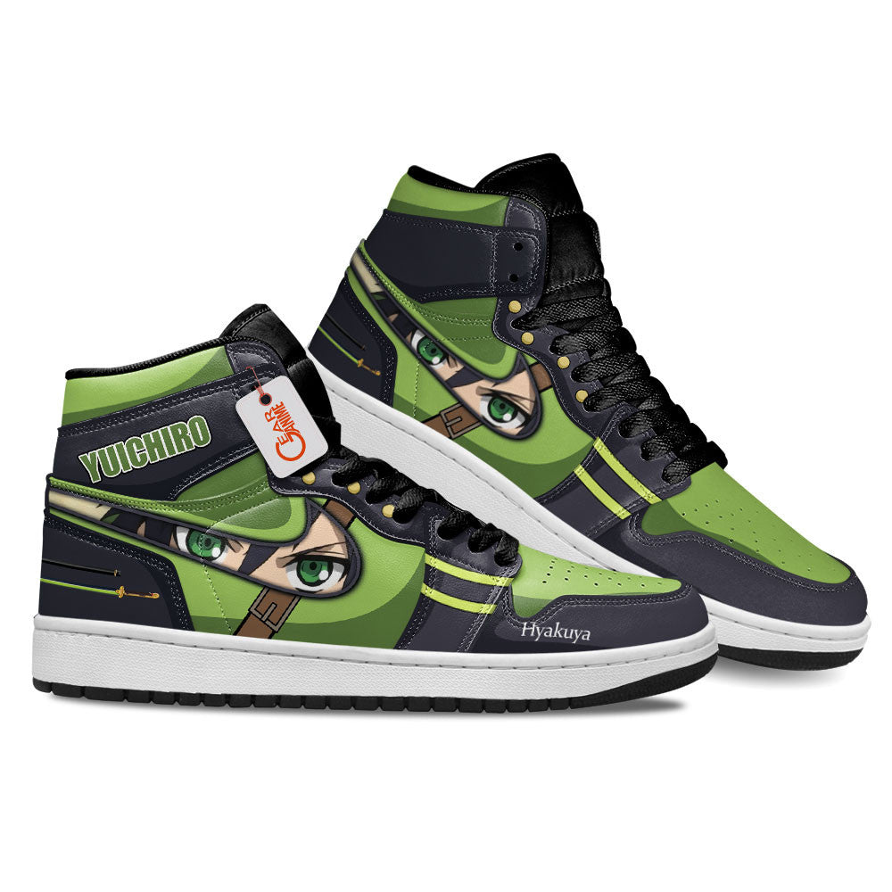 Yuichiro Hyakuya Custom High-Top Sneakers Seraph Of The End