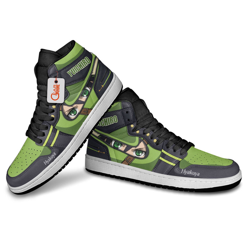 Yuichiro Hyakuya Custom High-Top Sneakers Seraph Of The End