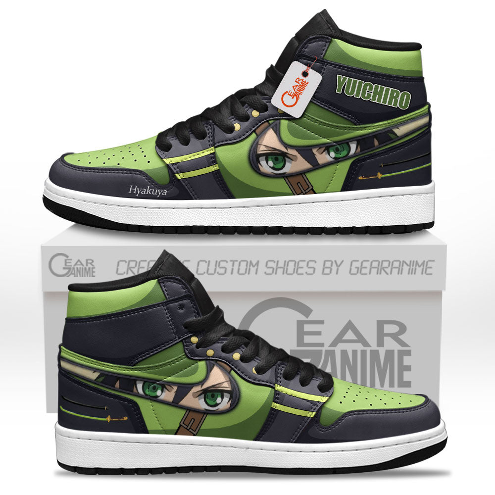 Yuichiro Hyakuya Custom High-Top Sneakers Seraph Of The End