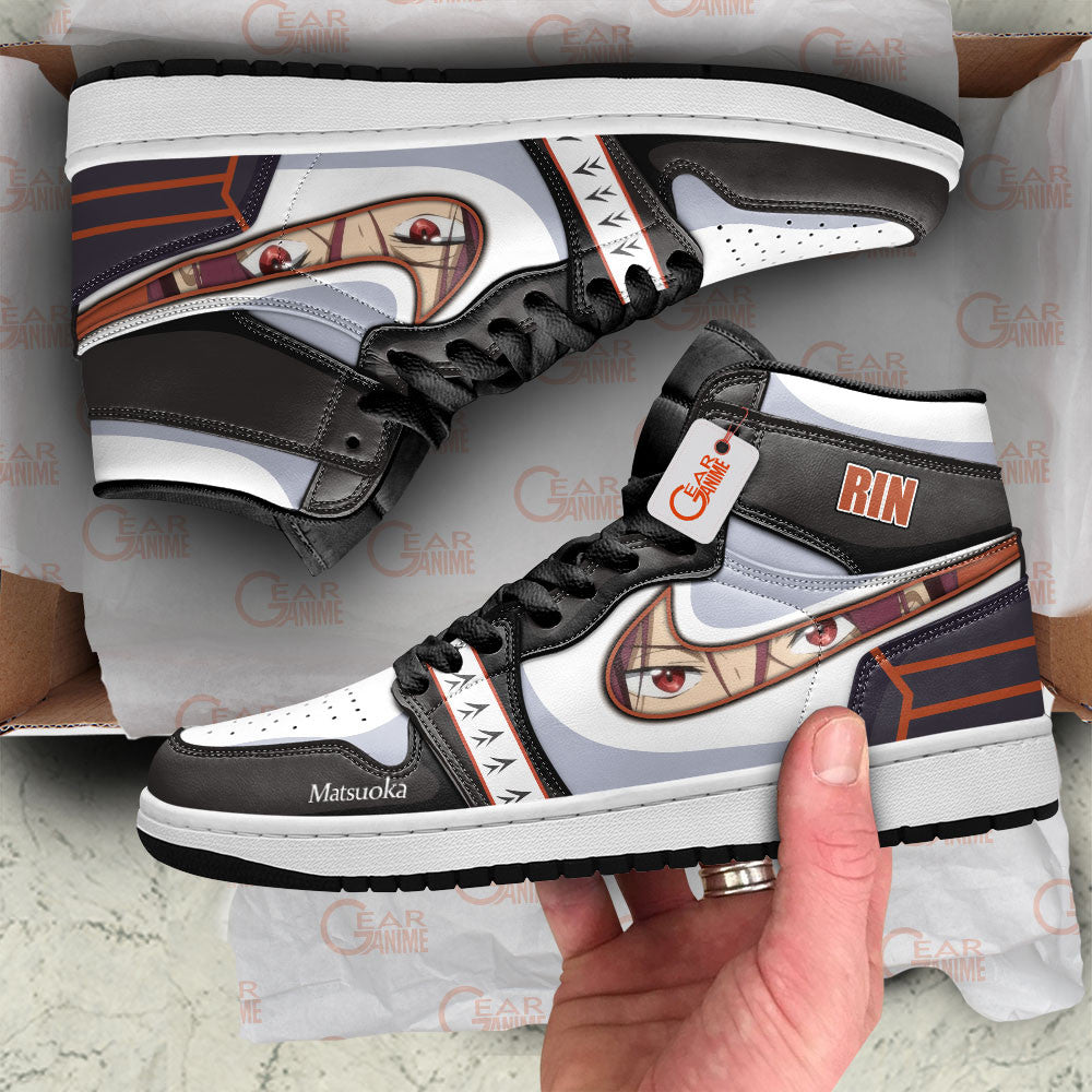Rin Matsuoka Custom High-Top Sneakers