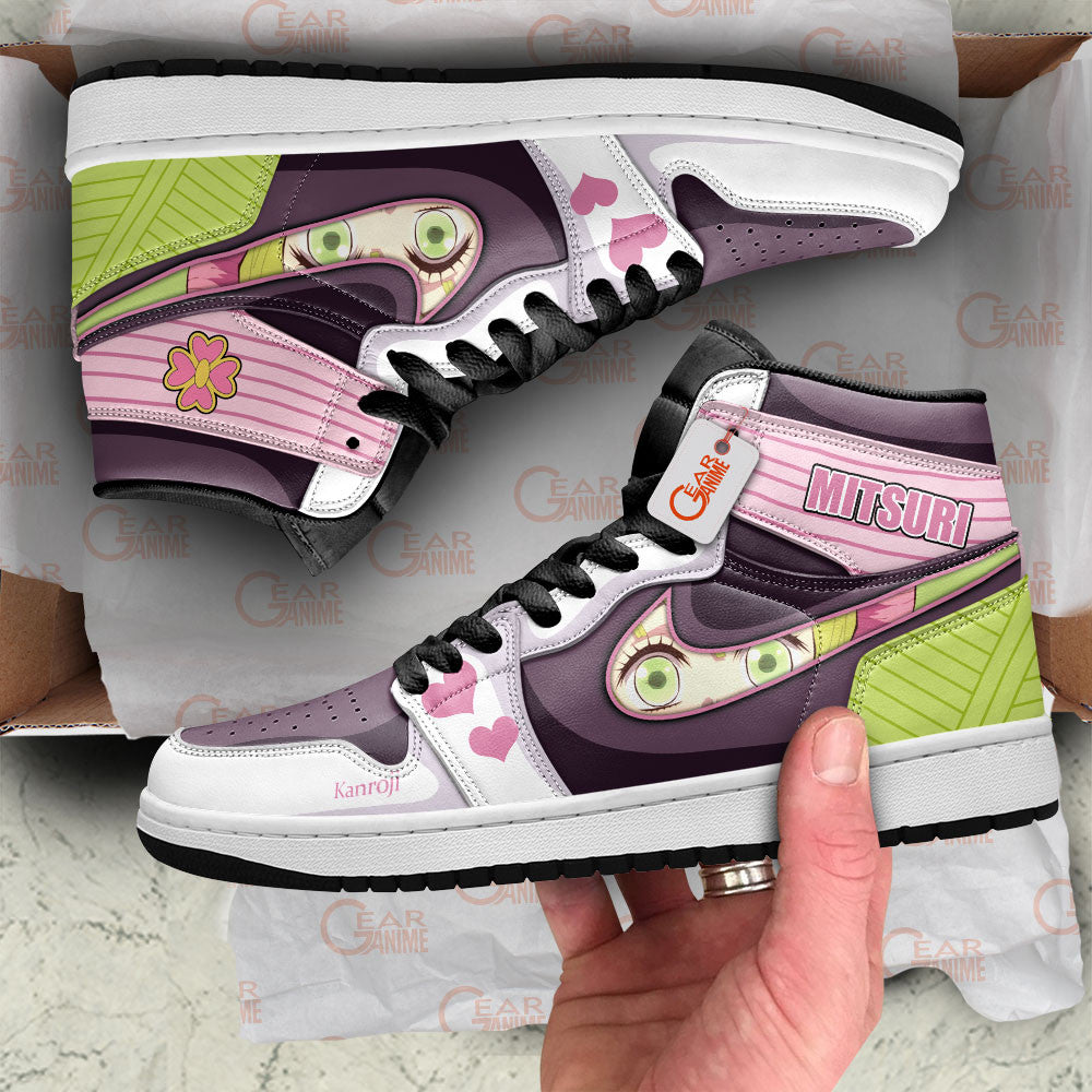 Mitsuri Kanroji Custom High-Top Sneakers - Personalized Name