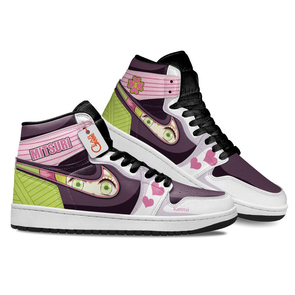 Mitsuri Kanroji Custom High-Top Sneakers - Personalized Name