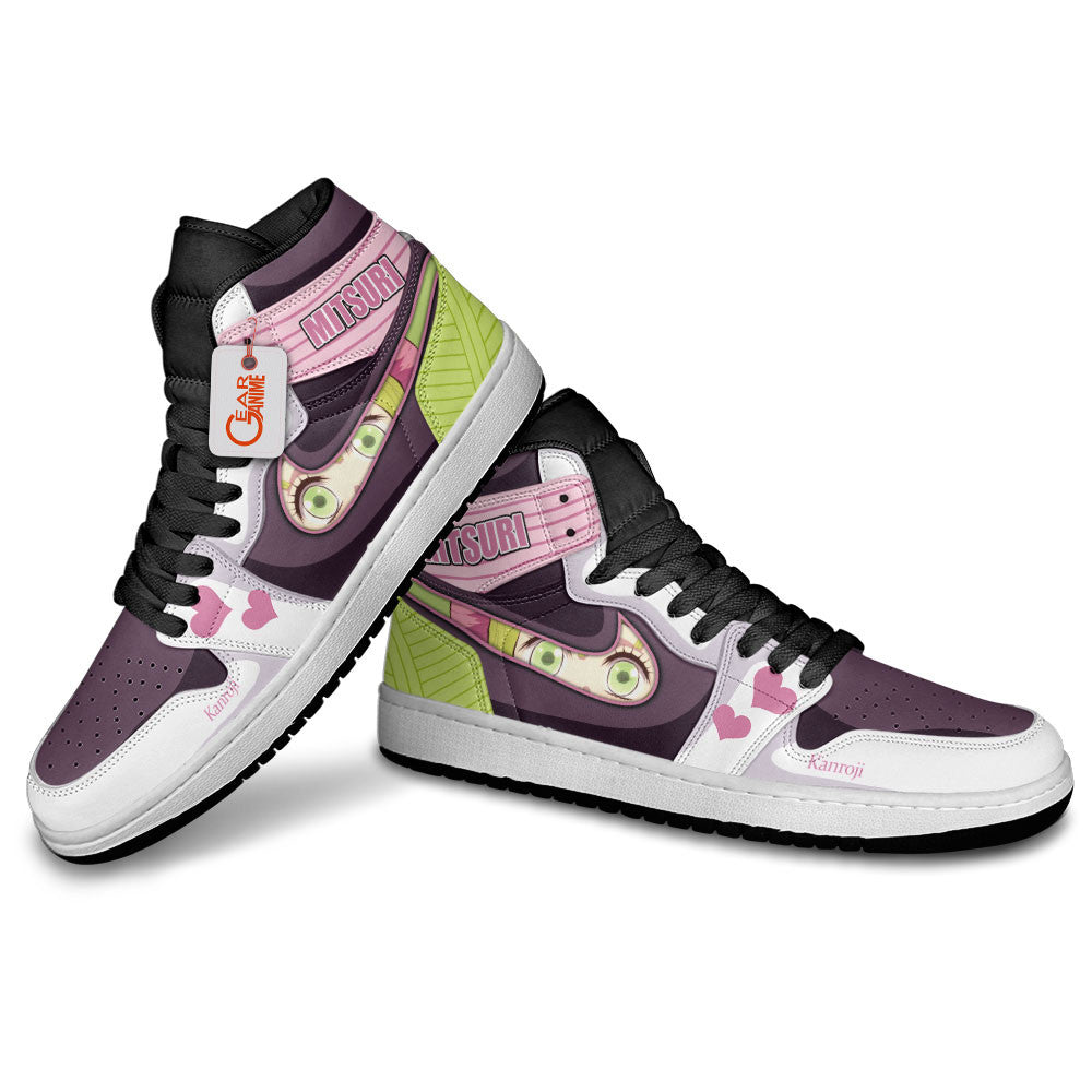 Mitsuri Kanroji Custom High-Top Sneakers - Personalized Name