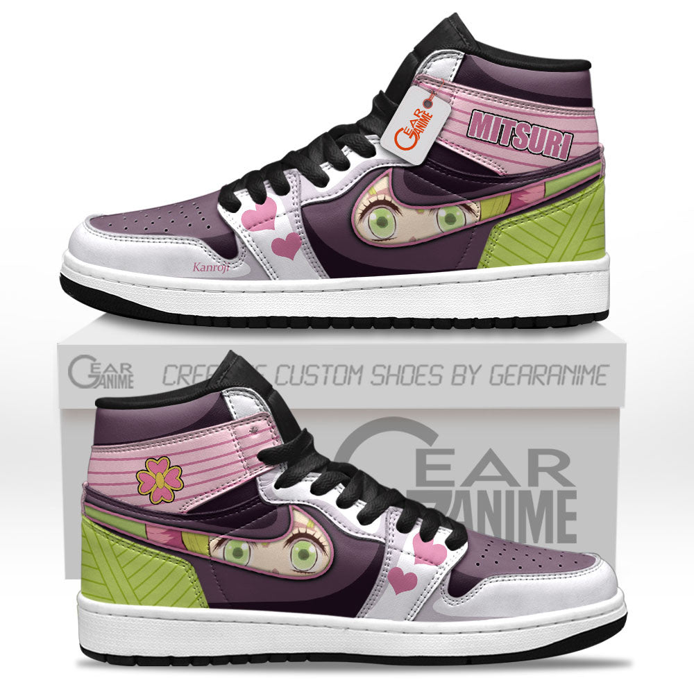 Mitsuri Kanroji Custom High-Top Sneakers - Personalized Name