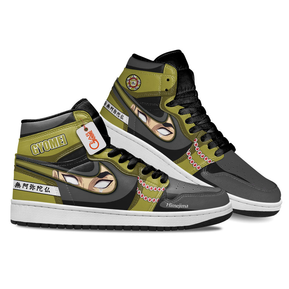 Gyomei Himejima Custom High-Top Sneakers - Personalized Name