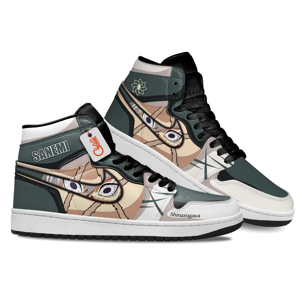 Sanemi Shinazugawa Custom High-Top Sneakers - Personalized Name