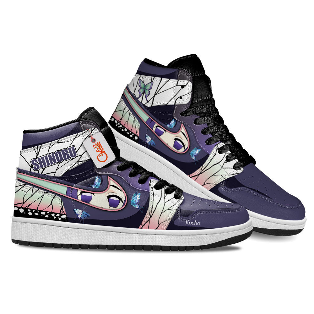 Shinobu Kocho Custom High-Top Sneakers - Personalized Name