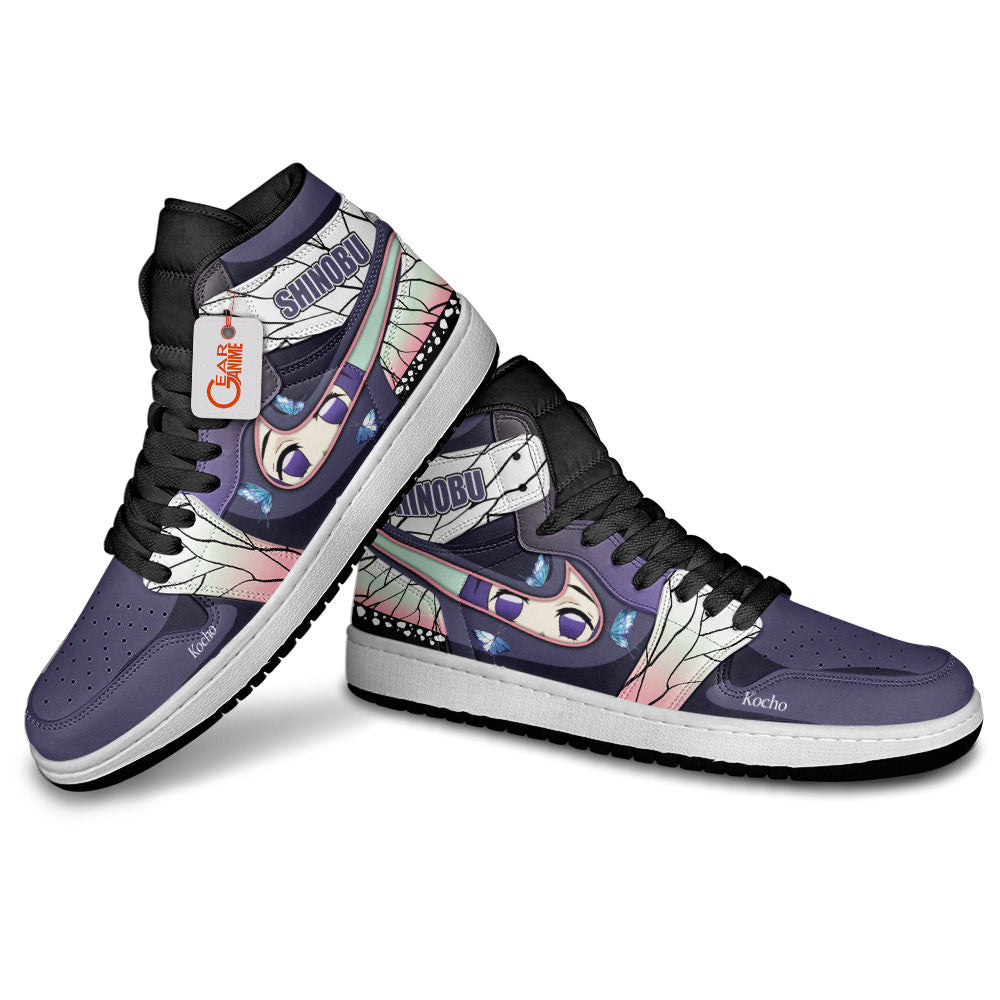 Shinobu Kocho Custom High-Top Sneakers - Personalized Name