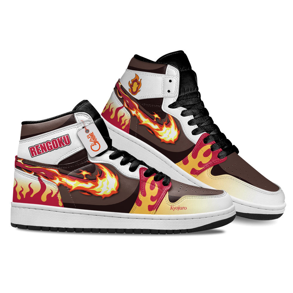 Kyojuro Rengoku Custom High-Top Sneakers - Personalized Name