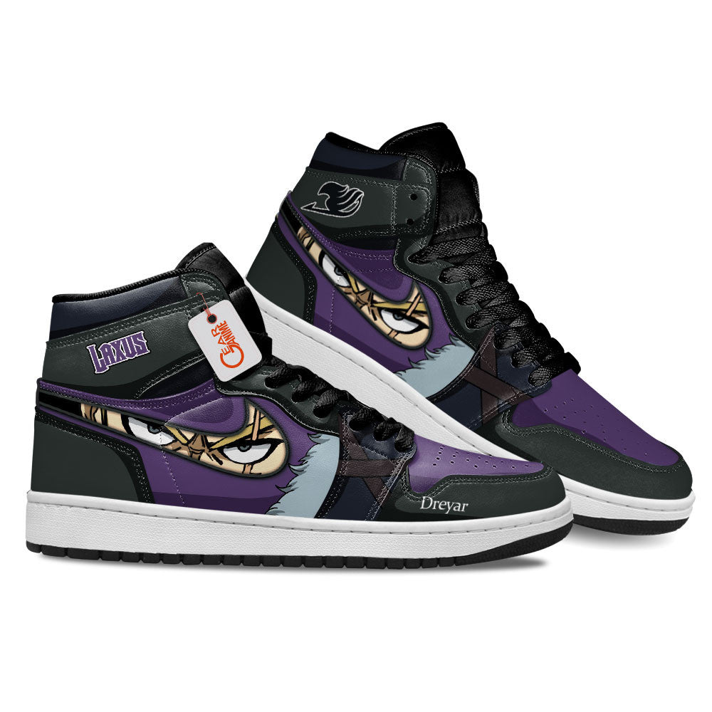 Laxus Dreyar Custom High-Top Sneakers - Personalized Name