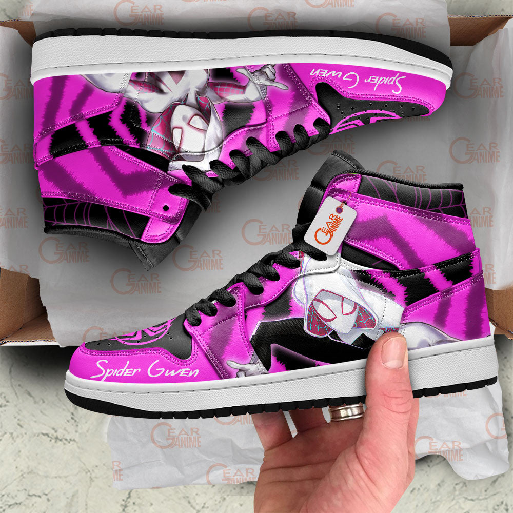 Spider Gwen Custom Movie High-Top Sneakers